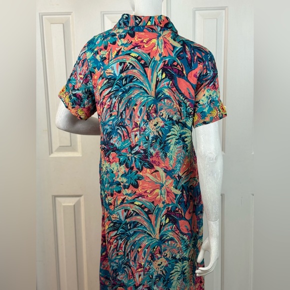 Soft Surroundings Vibrant Floral Coverup - Picture 8 of 17